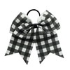 Checkered Plaid Cheer Bow Buffalo Plaid Ponytail Holder Plaid Cheerleading