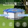 Solar Sun Rings Pool Cover | Sunburst Design | 5'