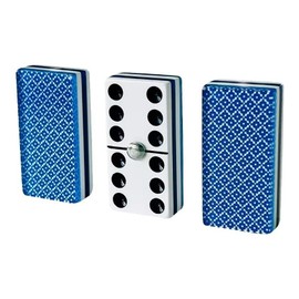 Domino Profesional Azul en Caja Madera Valenciana