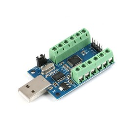 JESSINIE 10-Channel ADC Data Acquisition Module 12Bit AD Sampling Module STM32F103C6T6 Analog Digital USB Interface STM32 UART Communication Analog Digital Module