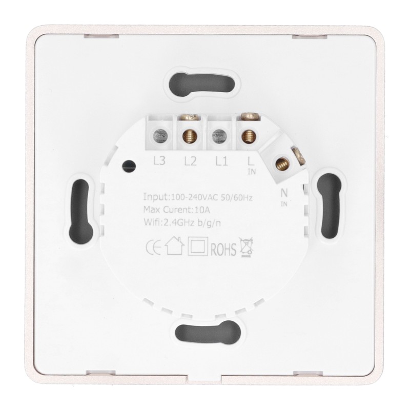 Smart Switch White Intelligent Wifi Wireless Remote Controller 100‑240VAC 10A
