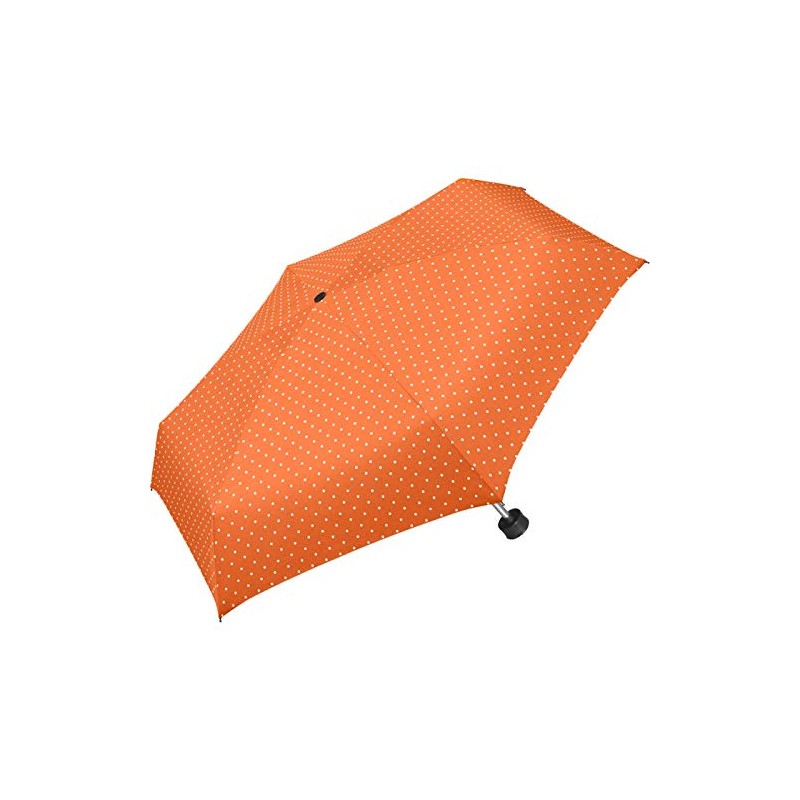 Ultra Mini Pocket Umbrella Women's Umbrella Flash Dots, orange, Polka