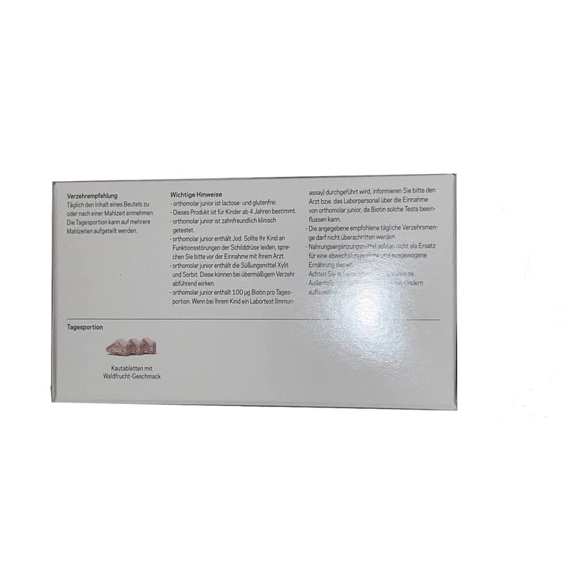 Orthomed Orthomolar® Junior (Mandarin Orange) 30 Daily Servings (30 x