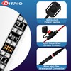 12PCS Double Row Motorcycle Led Lights with Brake Turn Signal,Underglow