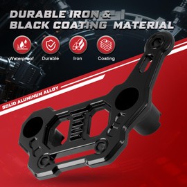 Dual Light Bar Hood Mounting Bracket Compatible with 2018-2025 Jeep Wrangler JL JLU 4xe Gladiator JT LED Pod Light for Jeep Gladiator Light Mount 2 Count