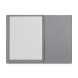 Carbon Fiber Tablet Skin Compatible with BOOX Go 10.3 (2024) - Solid Gray - Premium 3M Vinyl Protective Wrap Decal Cover - Easy to Apply | Crafted in The USA by MightySkins