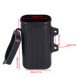 Motorcycle Repair Storage Box for Small Tool Placement, Portable Motorcycle Tool Tube Kit, for Suzuki DR250 1982-1985/1990-1993/Yamaha TW200 2016-2019/Trailway 1987-2015/TW225 6.2 Inch