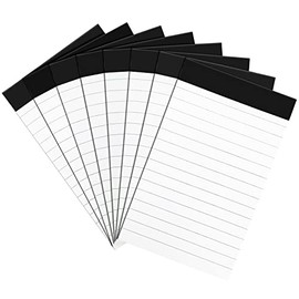 8 Pcs Note Pads Refills 3 x 5 inches Memo Small Notepads Writing Pads with 30 Sheets Each Pad College Ruled Lined Paper Note Pads White