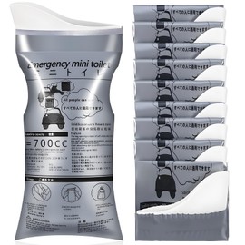 10 Pack Disposable Emergency Urinal Bag, Portable Camping Pee Bags, Travel Pee Bags, Traffic Jam Emergency Portable Urine Bag, Vomit Bags, for Men Women