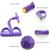 Multifunction Resistance Training 4 Tube Home Gym Equipment Ankle Puller