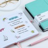 POPRUN A5 Lined Journal Notebook, PU Leather Hardback Notepad for
