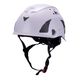 AeroPro Climbing & Industrial Safety Helmet, ANSI/ISEA Z89.1 Type I Class C, EN 12492, EN 397, OSHA Approved, Perfect for Arborist, Working at Heights, Search and Rescue Jobs. (White)