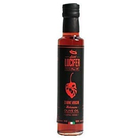 Saint Lucifer, Divine Virgin - Habanero Extra Virgin Olive Oil, 8.5oz - 250ML | Gluten Free, Sugar Free, Vegan, Vegetarian