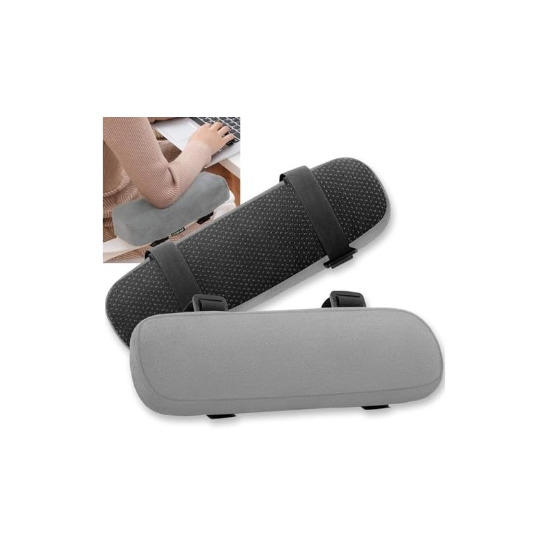 UTRHHVS 2 Reposabrazos ergonómico para silla de oficina, cuenta con