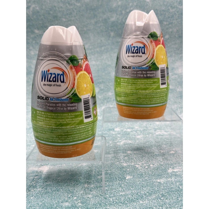Wizard HTF! 2-Pack Wizard Tropical Citrus Solid Adjustable Air Freshener
