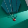 Syrios Gifts Heart Magnet Necklace Set for Couple - Black