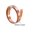 sourcing map Copper Sheet Roll, 3000mm x 10mm x 0.1mm