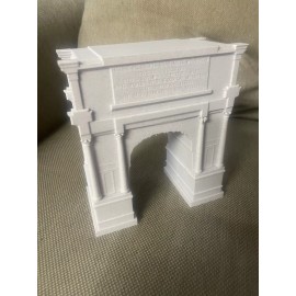 8-Inch 3D Printed Arch of Titus Statue - Exquisite Home Decor and Historical Rep