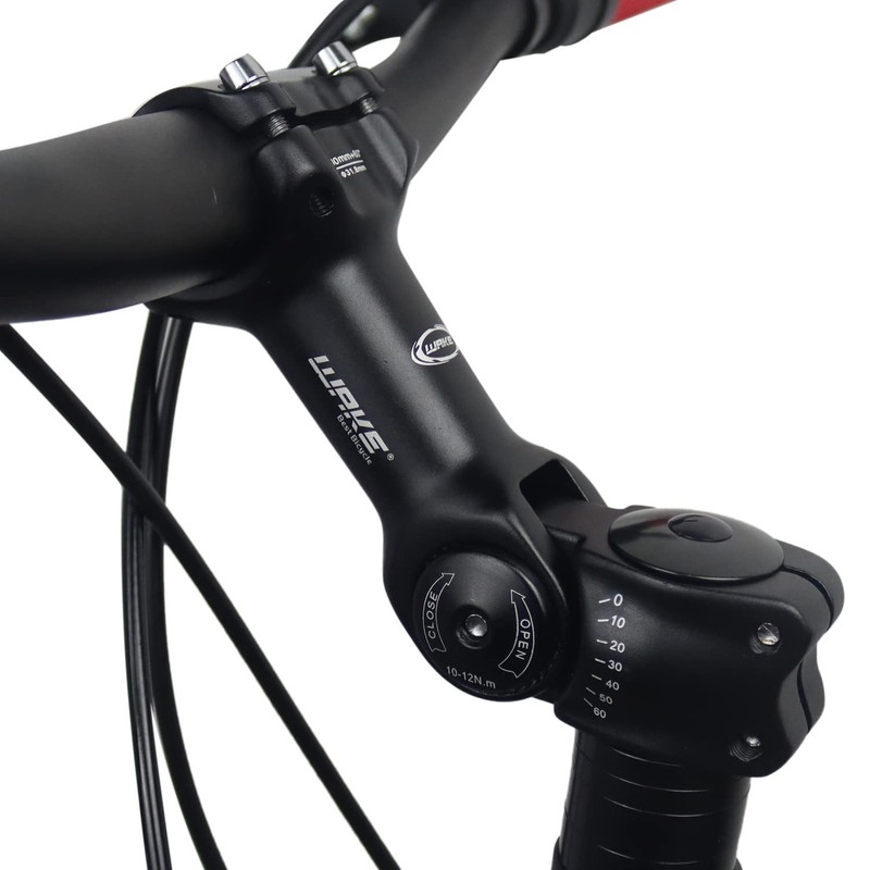 BSSOK Wake Bicycle Stem Adjustable 31.8 mm/25.4 mm Handlebar Riser