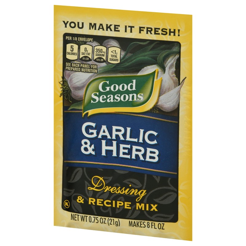 Good Seasons Salad Dressing & Recipe Mix, Garlic & Herb,