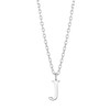 Philip Jones Sterling Silver Initial J Necklace