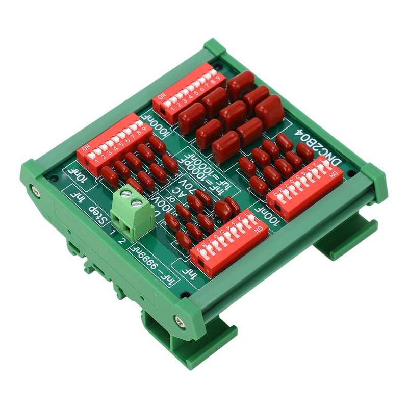 1nF Step 4 Digit Decade Programmable Capacitor Board Polypropylene Film