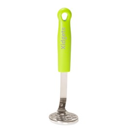 Mini Avocado Masher, Small Potato Masher, Heavy Duty, Kitchen Utensil. Stainless Steel, Tiny Masher, Compact Mini Masher for Avocado - Effortless Guacamole Preparation, Dishwasher Safe.… (Green)