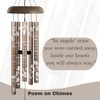 Carson 30" 'Angels' Arms' Memorial Wind Chime- Garden/Patio/Porch Outdoor Decor