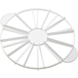 marcador redondo para rebanadas de tartas y tartas, divisor de tartas, cortador de tarta de queso, marcador de doble cara, 14 o 16 rebanadas, funciona para tartas de hasta 16 pulgadas de diámetro.