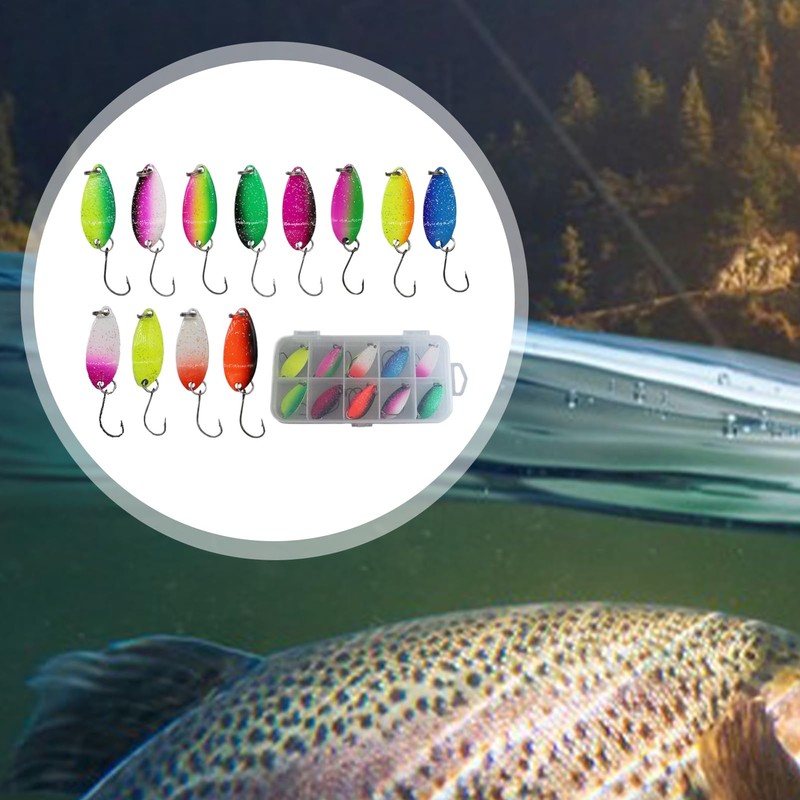 Metal Sequins Baits - Metal Spoon Spinner Baits | Fishing