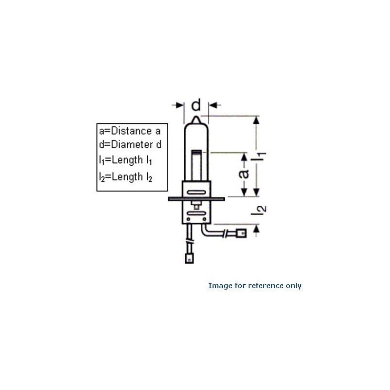 OSRAM 6.6A 64382HLX C PK30D, 200W Current Controlled Halogen Airfield