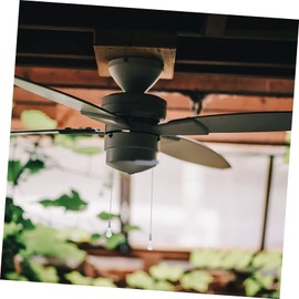 Operitacx 1 Stück Glasbirnenlampe Lampe Kronleuchter Ornament leichter hängender Pendelleuchte Kristalle Lüfter deckenventilatoren decken Lampenanhänger Metall Weiß