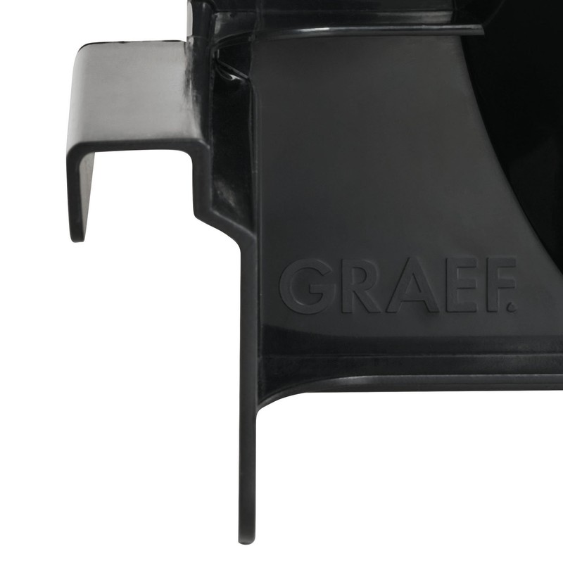 Gebr. Graef Eckige Auflage 1051 Minisliceaufsatz, Plastik, Schwarz