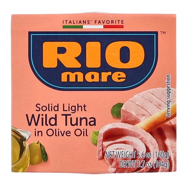 Rio Mare Atún enlatado con aceite de oliva, lata de 6.5 onzas (paquete de 3)