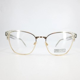 OTIS+GREY OG 20213 Eyeglasses CR Crystal Gold Cat Eye Frames 53-17-140