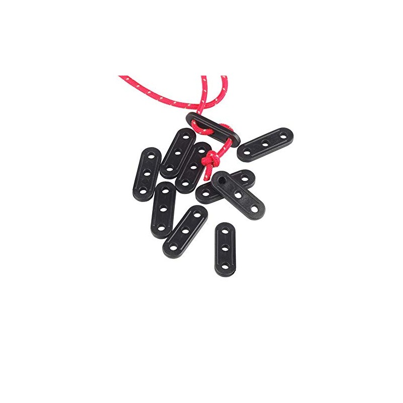 20PCS Plastic Tent Rope Tensioner Guyline Cord Adjuster Wind Rope