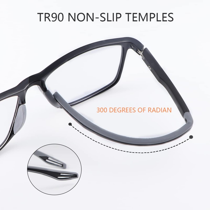 Vepiant Photochromic Progressive Multifocus Spring Hinges Reading Glasses UV400 Protection