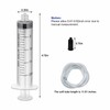 30 Pack 20ml Plastic Syringes with Tube, Luer Lock Syringes