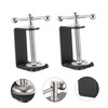 Outanaya 2Pcs C Clamp Table Mounting Clips Durable Retaining Clips