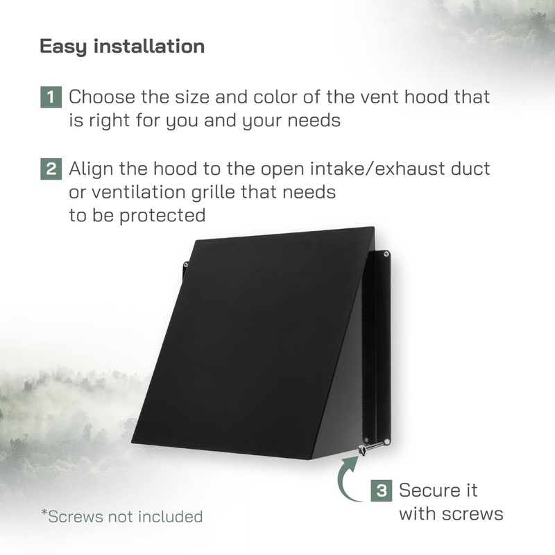 Vent Systems 200 x 200 mm / 8" x 8"
