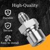 4AN to 3/8-24 - 2PCS Inverted Flare Female Brake Line