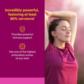 Natural Factors Certified Organic Oil of Oregano, Herbal Supplement for Immune Support, Vegan, Non-GMO, 2 Fl Oz