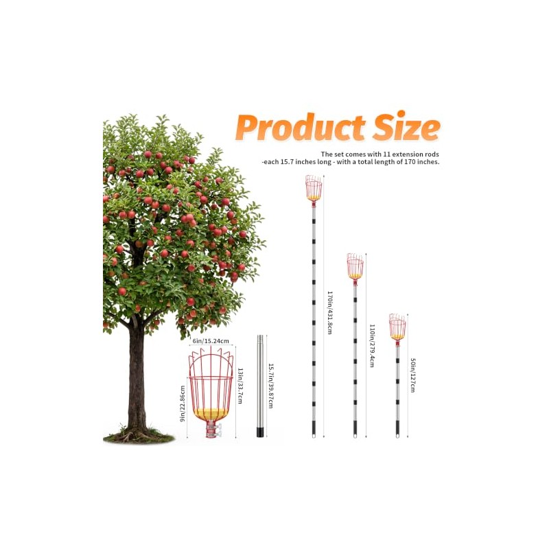 Apple Picker with Telescopic Handle, Apple Picker with Telescopic Handle,Fruit