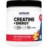 Nutricost Creatine + Energy 30 Servings (Fruit Punch Flavored) -