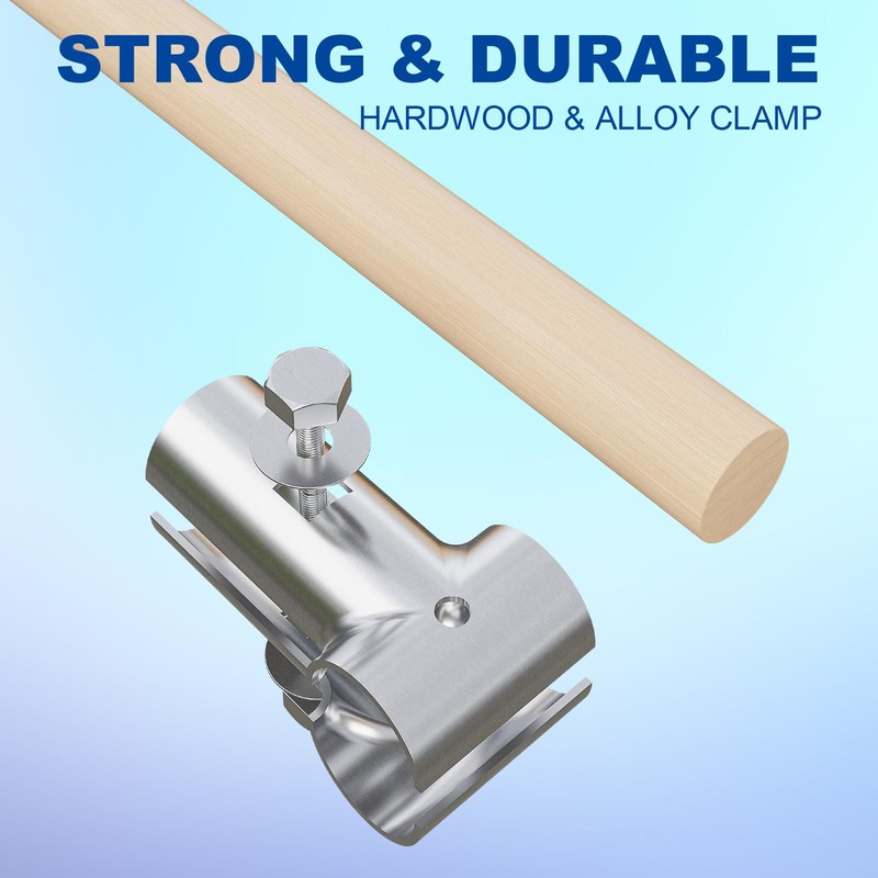 Belinova 8-Pack Chicken Perches Set - Durable Chicken Coop Accessories,