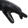 AXELENS Men's Winter Gloves Made of PU Leather Windproof Waterproof