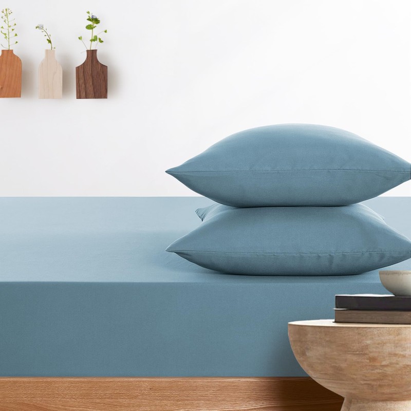 Wake In Cloud - Queen Fitted Sheet Set, 1000TC Ultra