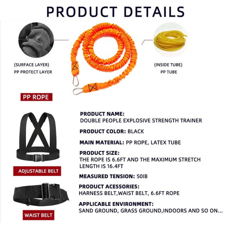 OYINDIZ Resistance Explosive Training Set Help to Improve Power, Strength,