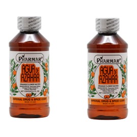 Agua De Azahar 4 Oz. Orange Flower-Blossom Water 2-PACK
