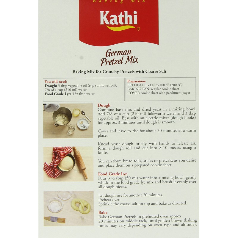 Kathi German Pretzel Baking Mix, 14.6 Ounce
